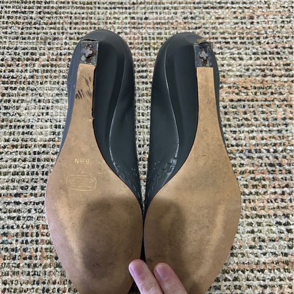 Vintage Women’s Peep-Toe Shoes Size 8.5 - Repair Needed - Picture 2 of 3